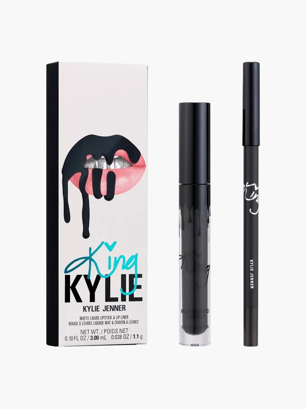 King Kylie Matte Liquid Lipstick & Lip Liner in True Brown K.